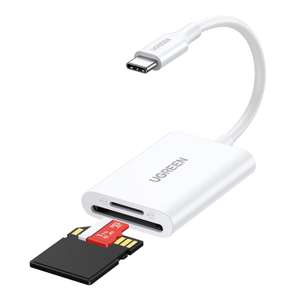 [Amazon Prime] UGREEN USB C Kartenleser SD 3.0 170 MB/S SD Micro SD Card Reader Typ C Kartenlesegerät