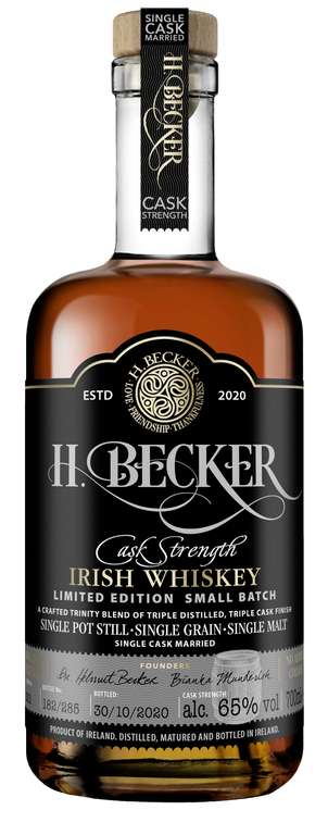 H. Becker Cask Strength Irish Trinity Whiskey Cask 2 | 0,7 l | Alc. 65% Vol.