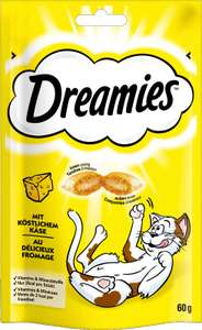 [Rossmann] 5x Dreamies Katzennahrung Tiernahrung mit Coupon effektiv für 0,80€/Packung