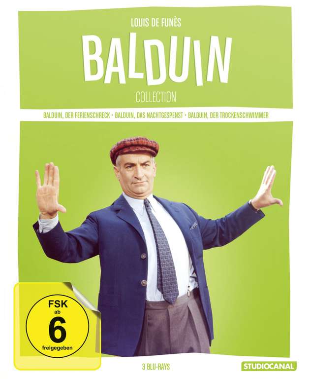 Balduin 3-Film Collection mit Louis de Funes (3x Blu-Ray) Prime/Locker