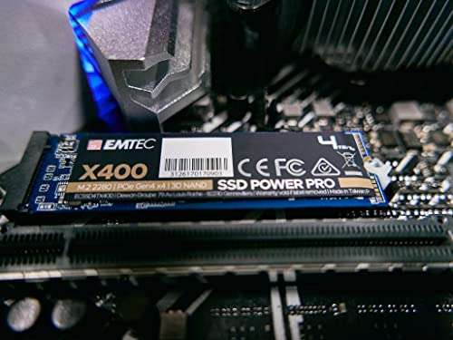 EMTEC Power Pro X400 - SSD - 2 TB - intern - M.2 2280 - PCIe 4.0 x4 (NVMe) - 2.000 GB