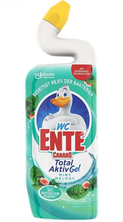 WC-Ente Total Aktiv Gel, Flüssiger WC-Reiniger Prime Sparabo