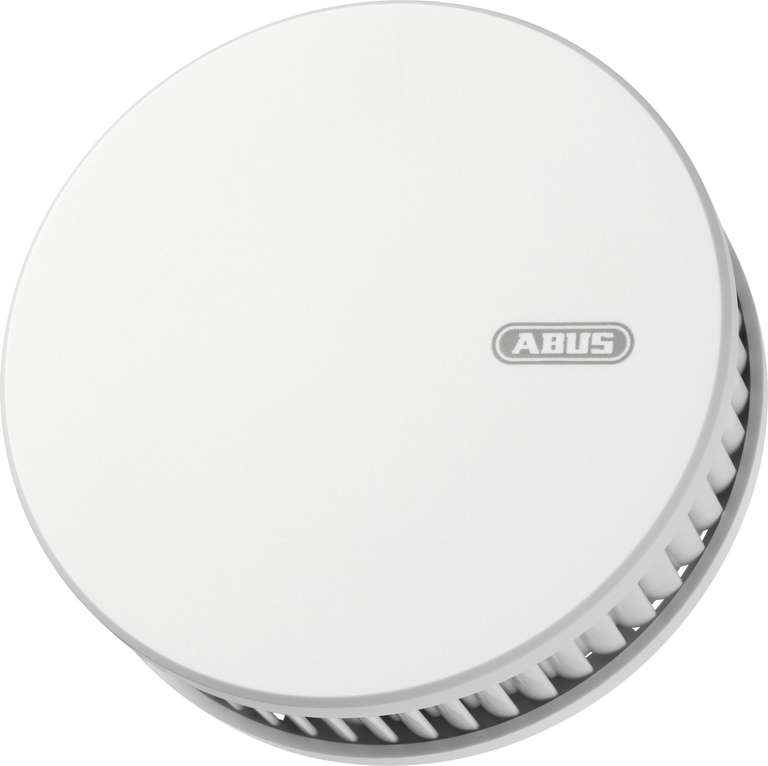 ABUS Rauchmelder RWM50 – Mit Austauschbarer Batterie & Stummschaltung Für Schlafzimmer & Co.