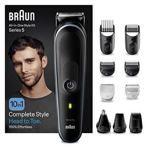 Braun MGK5445 All-In-One Bartpflege Bodygroomer Set, Barttrimmer, Trimmer/Haarschneider Herren, Haarschneidemaschine