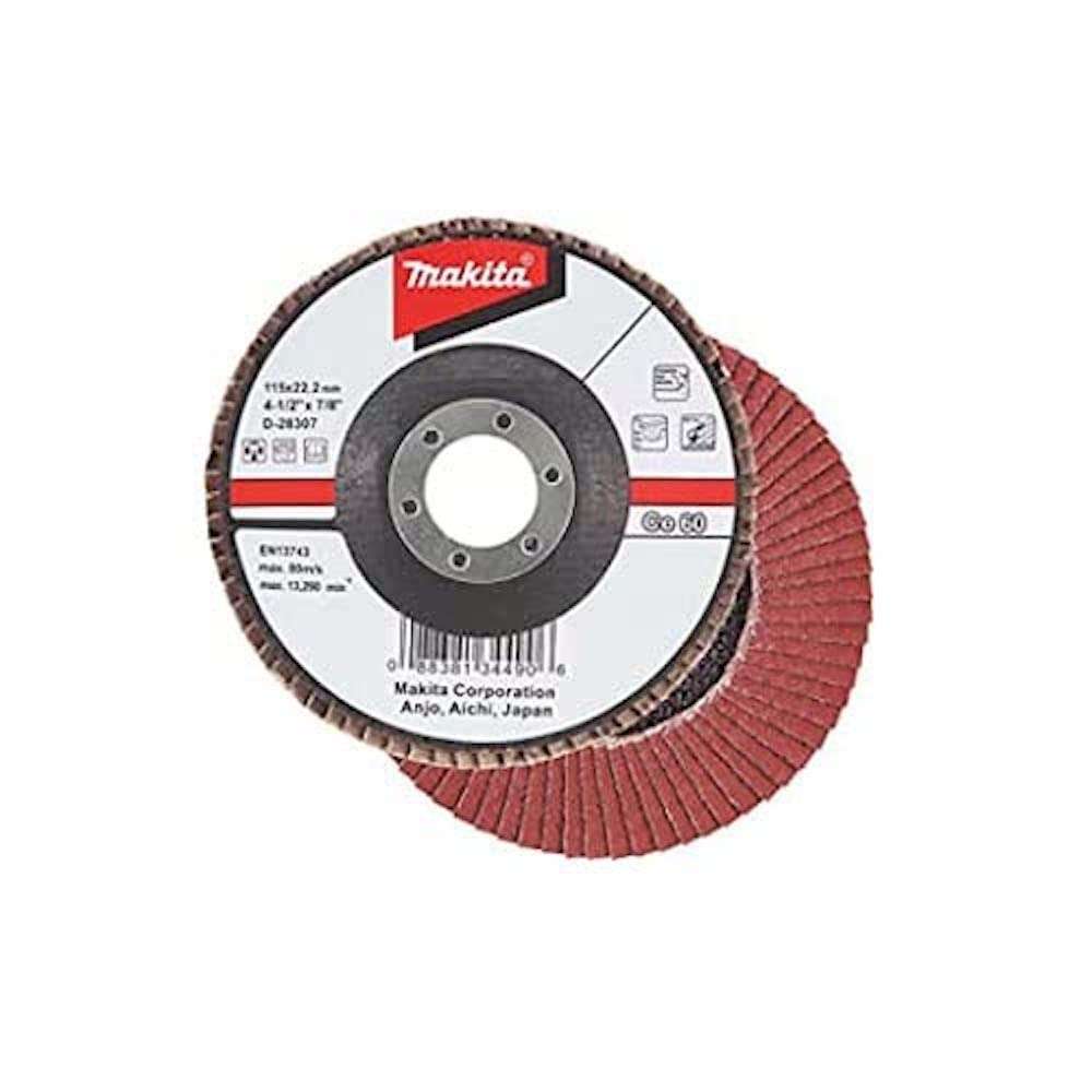 Makita Fächerschleifscheibe 180 Mm Körnung 40 – D-28531, Keramisches Aluminiumoxid, Für Edelstahl & Co.