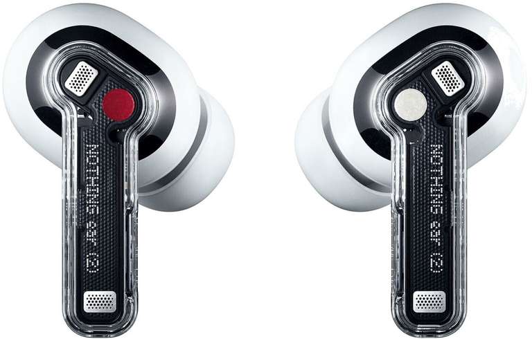 Nothing ear (2) - True Wireless Kopfhörer mit ANC (Bt5.3, LHDC 5.0, USB-C, Qi, IP54) für 99€ | Nothing Ear (stick) für 55€