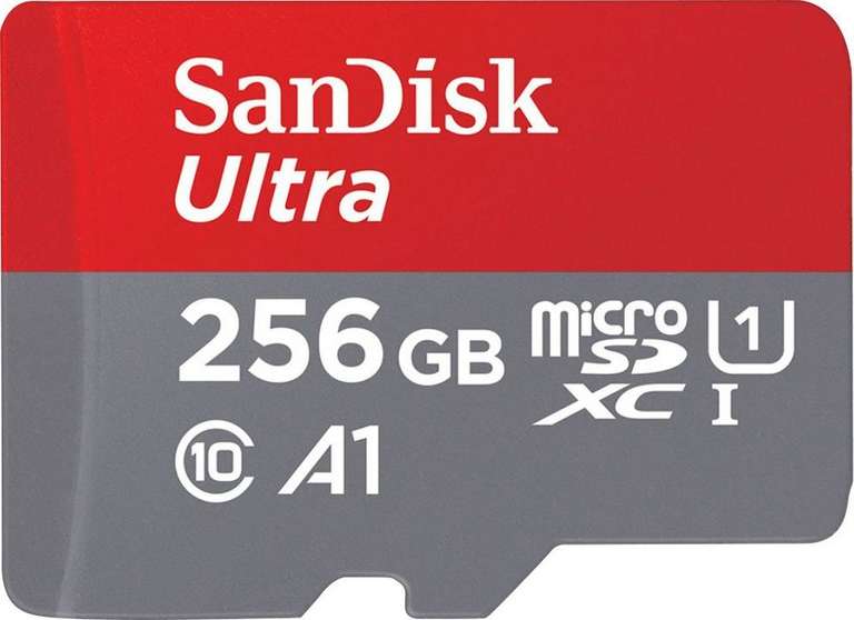 SanDisk 256 GB Ultra microSDXC Speicherkarte A1, Class 10, U1, bis zu 150 MB/s (Otto Up Plus)