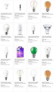 Individuelle Kombination: 7 Philips LED-Leuchtmittel für 9,94€ inkl. Versand (16 Artikel zur Auswahl)