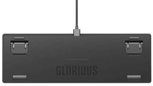 Glorious Gaming GMMK 2 Compact mechanische Tastatur | 65% | Metallgehäuse | Glorious Fox ORANGE Switches | RGB LEDs | Hot-Swap | USB-C | QMK