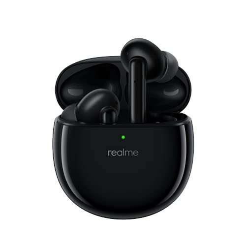 Realme Buds Air Pro Black Bluetooth-Kopfhörer True-Wireless In-Ear bügellos IPX4-Wasserdicht ANC-35dB