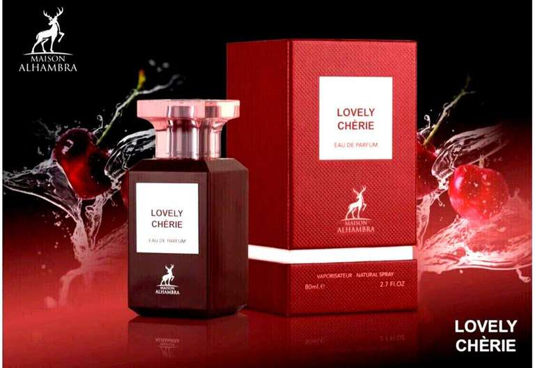 Lovely Cherie Eau De Parfum (80ml) / Maison Alhambra / Verfügbarkeits Deal /