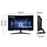 Samsung Odyssey G5 Curved Gaming Monitor C27G54TQBU, 27 Zoll, VA, WQHD, 144 Hz, Freesync Premium, 1ms