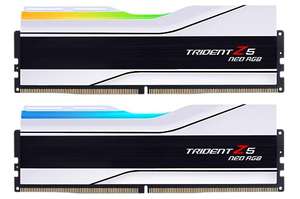 G.SKILL Trident Z5 Neo RGB Series (AMD Expo) DDR5 RAM 64GB (2 x 32GB) 6000MT/s CL30-36-36-96 1.40V (F5-6000J3036G32GX2-TZ5NRW)