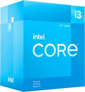 Intel Core i3-12100F Prozessor (Boxed, 4 Kerne, 8 Threads, 3.3/4.3GHz, Sockel 1700)