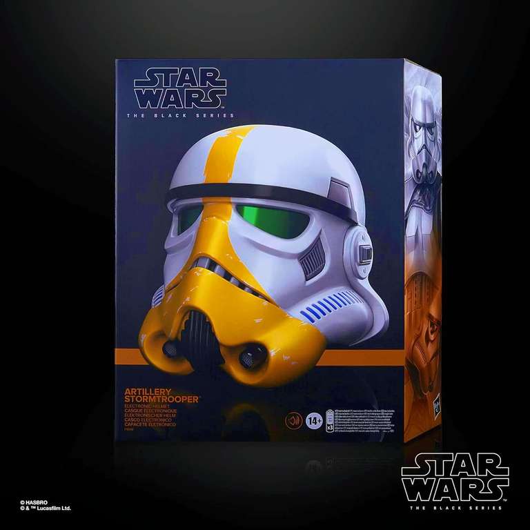 Star Wars Black Series: Artillery Stormtrooper Elektronischer Helm Replik Hasbro 2020
