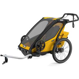 Thule Chariot Sport 1 Fahrradanhänger Spectra Yellow on Black