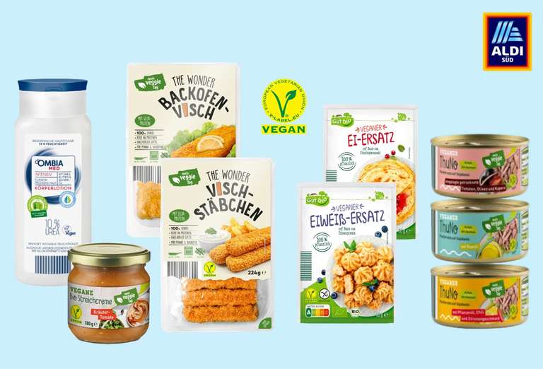 Aldi Süd senkt dauerhaft Preise für 11 vegane Produkte