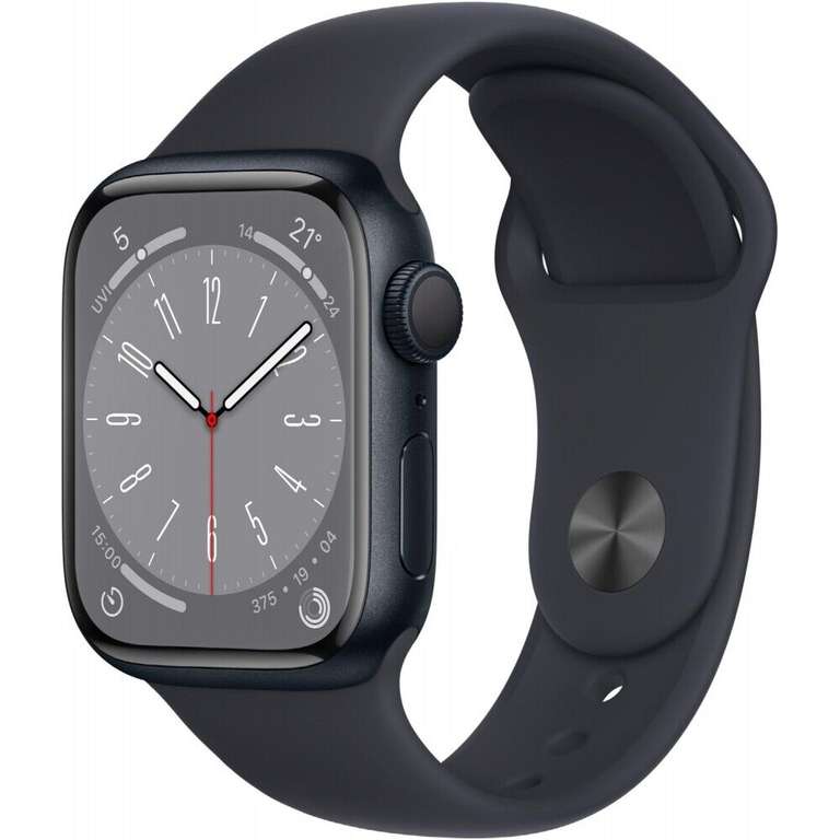 Apple Watch Series 8, 41mm silber/weiß GPS