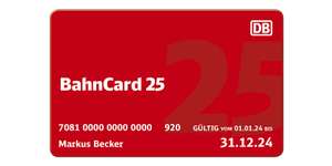 Die deutsche Bahn gibt per Mail Gutscheine für ehemalige BahnCard-Inhaber