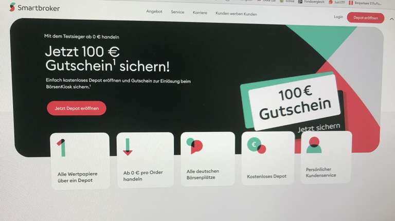 100€ Gutschein für Neukunden beim Smartbroker