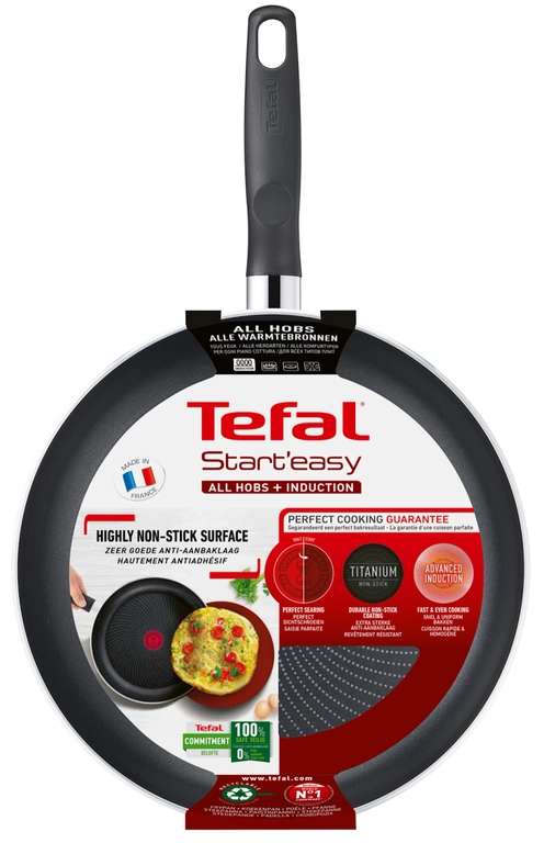Tefal Start Easy Bratpfanne bei KitchenTime für 34,89€ inkl. Versand | 28 cm | Antihaftbeschichtung | Thermospot-Technologie