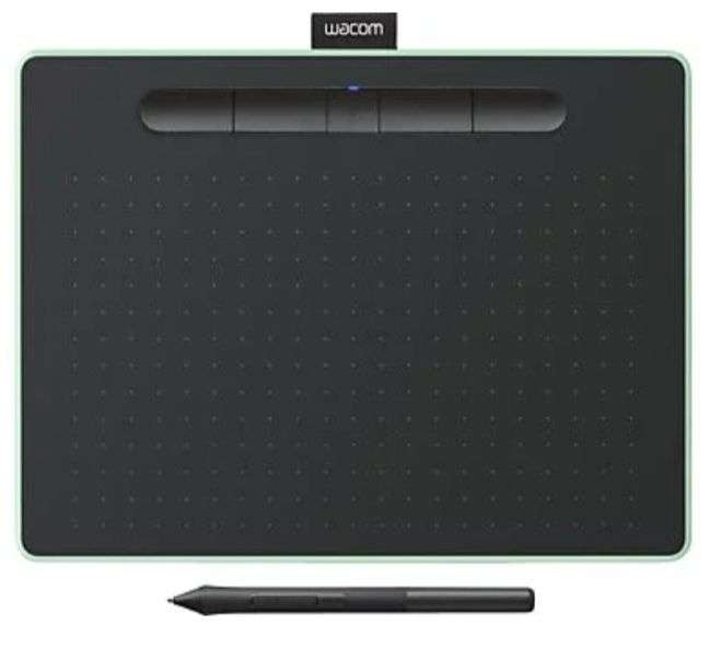 WACOM Intuos M mit Bluetooth Grafiktablet / Tabletten/ Pad, pistaziengrün