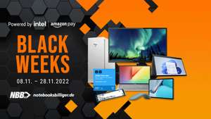 NBB Black Weeks: Diverse Angebote für Notebooks, Monitore, Beamer, PC-Hardware, Netzwerk, Smart Home, uvm.