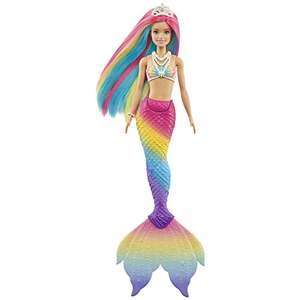 Mattel Barbie Dreamtopia Regenbogenzauber Meerjungfrau mit Farbwechsel