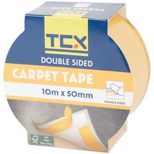 [Action] TCX Teppich-Klebeband - doppelseitig - 10m x 50mm