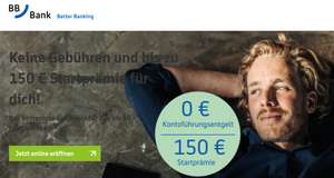 [BBBank] 180€ Bonus: 150€ Startprämie für Eröffnung Girokonto und Nutzung Fino-Kontowechselservice + 30€ Cashback Shoop; Neukunden