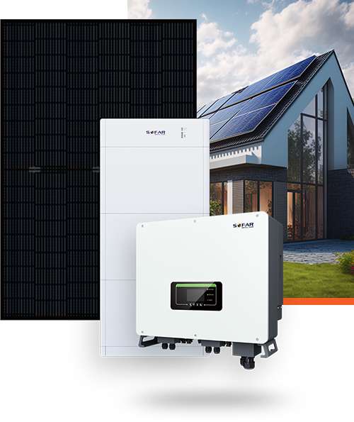 5 kWp Photovoltaikanlage mit Speicher 5,12 kWh inkl. Montage (10kWp mit 5,12kWh Speicher für 14399€) bundesweit