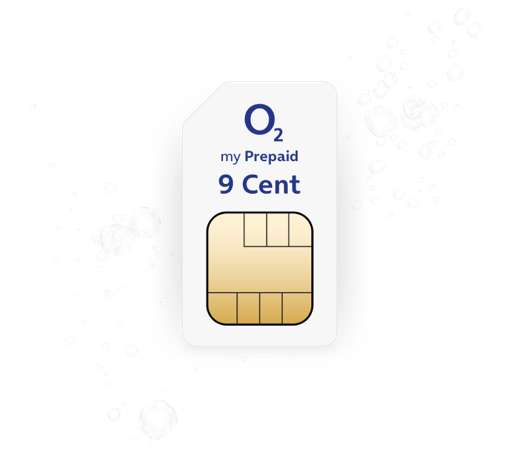 O2 Prepaid Sim Karte mit 1€ Startguthaben