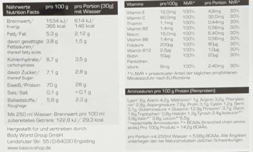 BSB Sportsfood Premium Whey Protein Vanille Spezial 500g Beutel 11,98€/1Kg