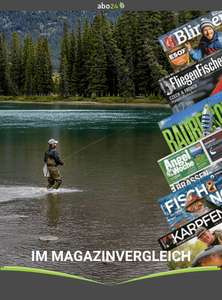 6 Angelmagazine im Abo mit bis zu 41 % Rabatt & Prämien: Blinker, Karpfen, FliegenFischen, Fisch&Fang, AngelWoche, Der Raubfisch