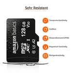 Amazon Basics – MicroSDXC-Speicherkarte, 128 GB, mit SD-Adapter, A2, U3, 100 MB/s max. Lesegeschwindigkeit (Prime)