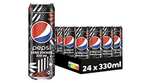 Pepsi Zero Zucker [Eintracht Frankfurt Edition] zuckerfrei ohne Kalorien, Koffeinhaltige Cola in der Dose (24 x 0,33 l) [Prime Spar-Abo]