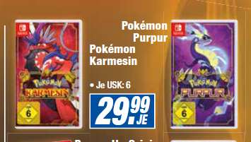 [Expert bundesweit | Abholung] Pokémon: Karmesin oder Pokémon: Purpur für je 29,99€