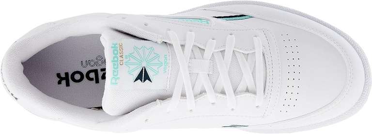 Reebok Sneaker Club C 85 Vegan Cloud | Größe 36,5 / 37,5 / 38,5 / 40,5 / 41 / 42,5 / 44,5 | Farbe: White/Hint Mint/Midnight Pine