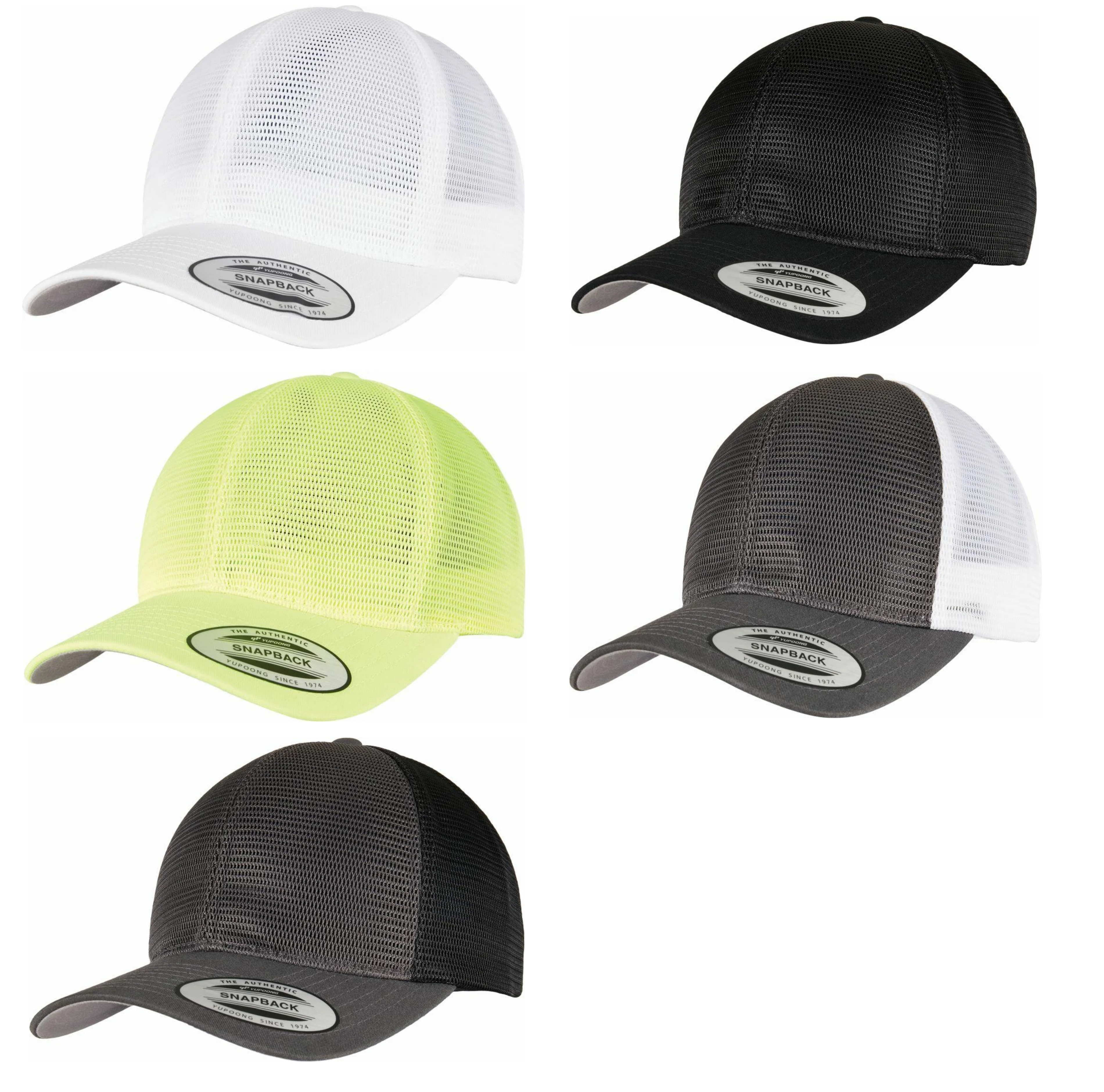 [prime] Flexfit 360° Omnimesh Cap Snapback diverse Farben