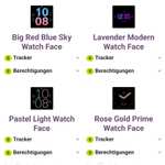 (Google Play Store) 4 Watchfaces von "Redzola Watchfaces" (WearOS Watchface, digital, analog)