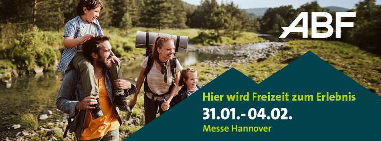 Hannover ABF und B.I.G. 2024 Messe - Online Tagesticket für 9 anstatt 12 € - 25% Rabatt