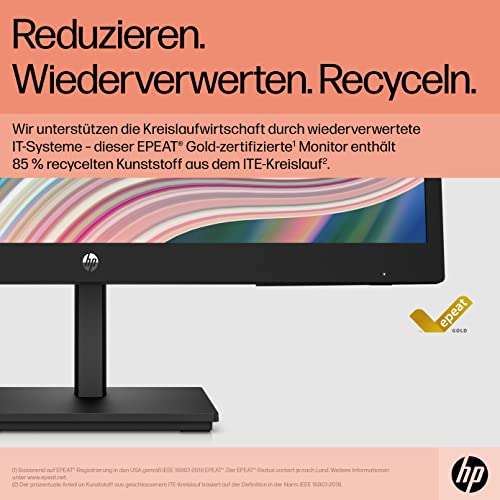 HP V22ve G5 FHD Monitor 54,5 cm, 1920 x 1080 Pixel (16:9), 75 Hz, Full HD, AMD FreeSync, VA, Joypad OSD Knopf, HDMI 1.4 für 79,00€ (Amazon)