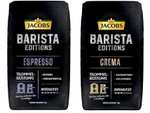 Jacobs Kaffeebohnen Barista Editions | Espresso 5/6 oder Crema 3/6 | 1 kg [Prime Spar-Abo]
