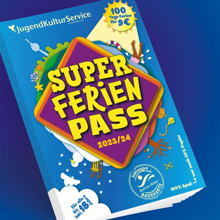 SUPER-FERIEN-PASS 2023/24 für Berlin