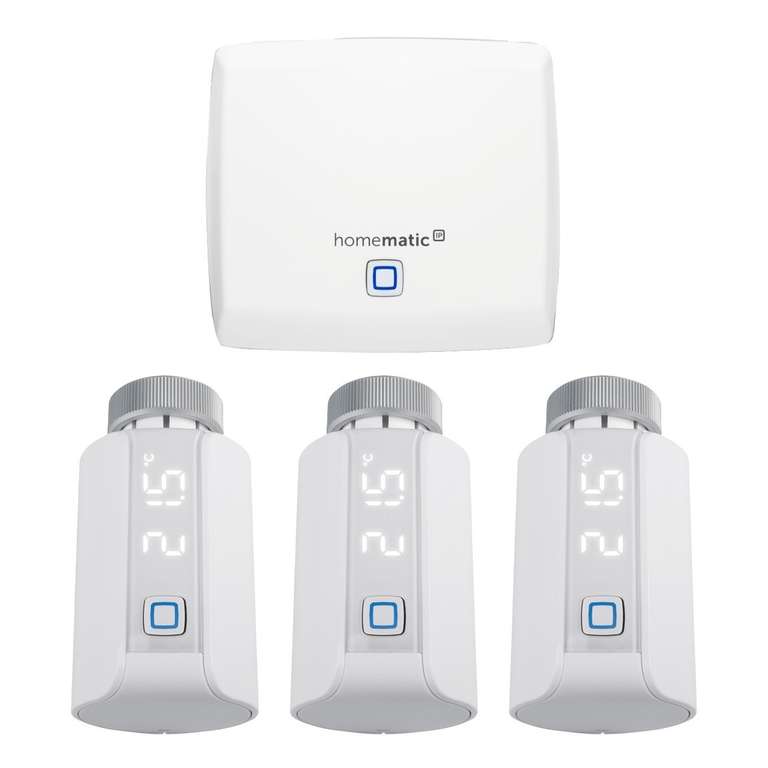 Vattenfallkunden: Smarte Thermostat-Starter Sets vieler Marken 50% Rabatt ( Homematic IP, EvE, Bosch, Tado,…)