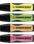 Textmarker - Stabilo Boss - 4er Pack - grün, pink, orange, gelb (prime)