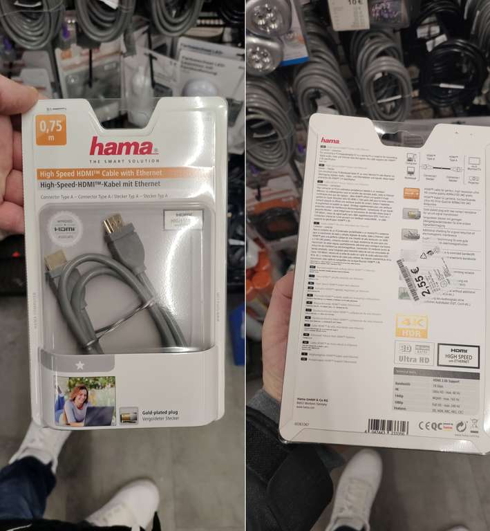 [TEDI] Hama 8K Ultra High Speed HDMI Kabel - 3 Meter für 2,55€ [OFFLINE]