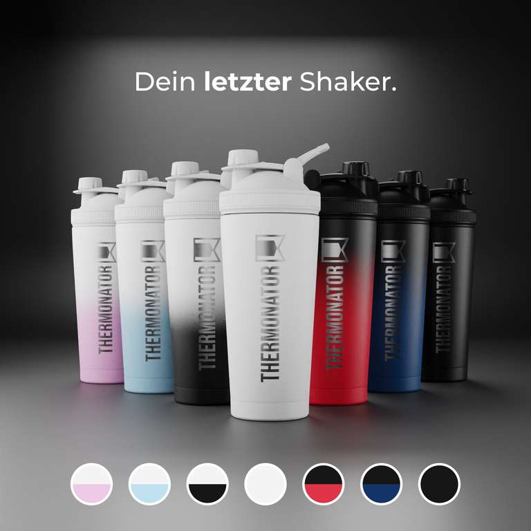 Thermonator Edelstahl Shaker für 26,54€. Zwei für 44€
