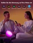 Govee LED Tischlampe, Bluetooth dimmbare Nachttischlampe RGBWW, tragbare Tischleuchte, Farbwechsel, APP-Steuerung, Musik Sync