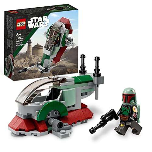 [Thalia Club] LEGO 75344 Star Wars Boba Fetts Starship – Microfighter Set, Modell aus Der Mandalorianer - auch für 7,47€ via Prime